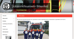 Desktop Screenshot of feuerwehr-birkenfeld.de